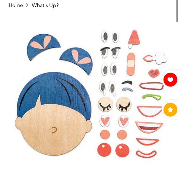 Tender Leaf Toys What’s Up Face Kit - Picture 4 of 4